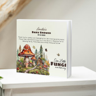 Livre D'or Baby shower de champignon de la forêt de Whimsical