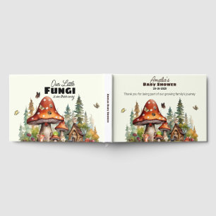 Livre D'or Baby shower de champignon de la forêt de Whimsical