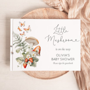 Livre D'or Baby shower de champignon sauvage