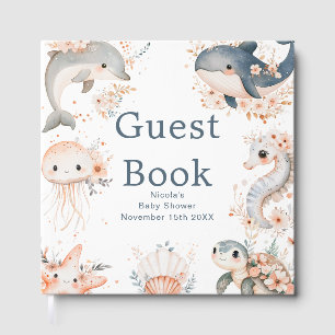 Livre D'or Baignade Animaux Baby Shower