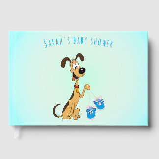 Livre D'or Bain de bébé garçon Rico le Chien