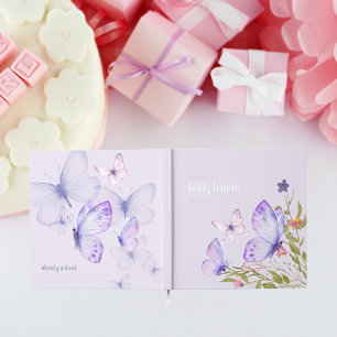 Livre D'or Baisers à papillon + Voeux pour bébés Papillon p