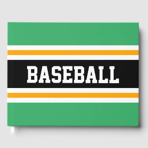 Livre D'or BASEBALL Festin Vert clair Jaune Bande Noire