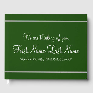 Livre d'or Basic & Plain Memorial