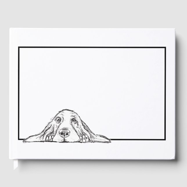 Livre D'or basset blanc (Recto)