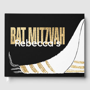 Livre D'or BAT MITZVAH BM Elegant Gold Guest Book