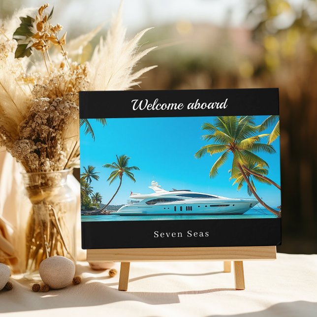 Livre D'or Bateau photo noir (Créateur téléchargé)