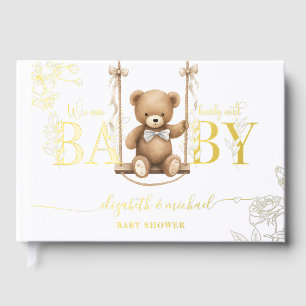 Livre D'or Bear Teddy Bearly Wait Gold Parties scintillant
