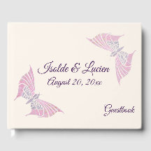 Beau Mariage de papillons Art Nouveau