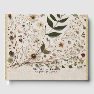 Livre D'or Beauté de la Nature Fleurs et Feuilles Botaniques