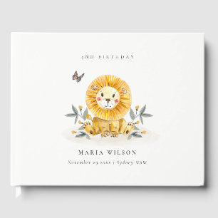 Livre D'or Bébé de bois mignon Foliage de Lion N'importe quel