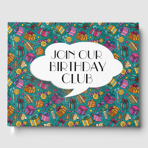Livre D'or Birthday Club / Business Guest Book