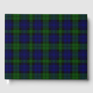 Livre D'or Black Watch Tartan bleu vert Plaid