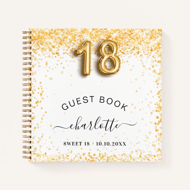 Livre d'or blanc 18e anniversaire (Devant)