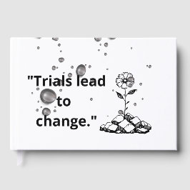 Livre D'or Bloom Through Trials – Strength from the Cracks