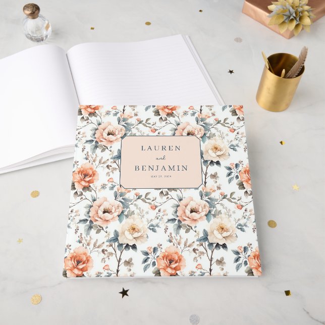 Livre D'or Blossom and Vow Wedding (Recto ouvert)