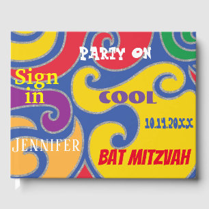 Livre D'or BM Bat ou Bar Mitzvah Flèches colorées