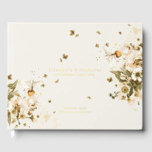 Livre D'or Boho Automne Fleur Sauvage   Mariage Botanique
