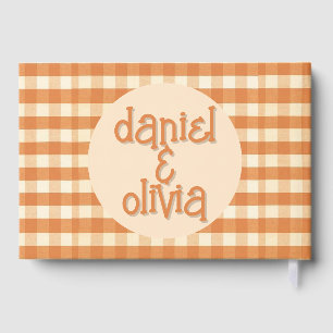 Livre D'or Boho Retro Super coloré Wavy Mariage