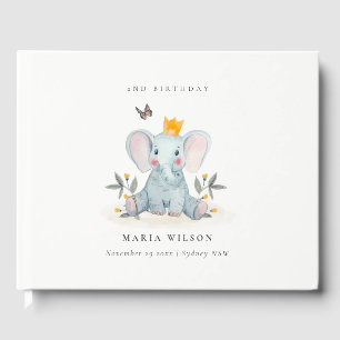 Livre D'or Bois Bébé Folithe Eléphant N'importe quel âge Anni