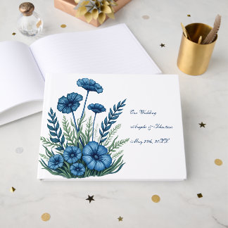 Livre d'or botanique boho | Livre de signatures de