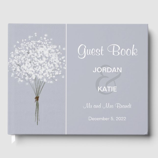 Livre D'or Bouquet floral simple (Recto)