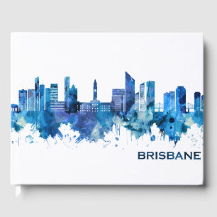 Livre D'or Brisbane Australie Skyline Blue