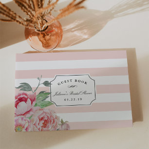 Livre D'or Broussette et Fête des mariées de pivoine antique
