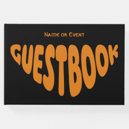 Livre D'or Buble Chubby Retro Orange Personnalisé