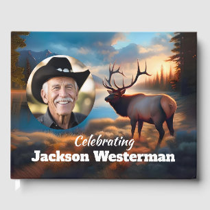 Livre D'or Bull Elk à Mountain Sunset Memorial