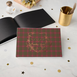 Livre D'or Burnett Patiné Original Tartan écossais