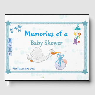 Livre D'or C’est un garçon - Baby shower personnalisé