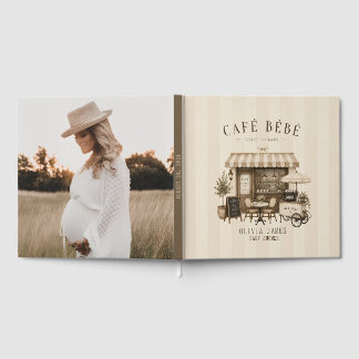 Livre D'or Cafe bebe fête de bébé mixte marron