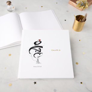 Livre D'or Calligraphie arabe de l'amour divin art shodo