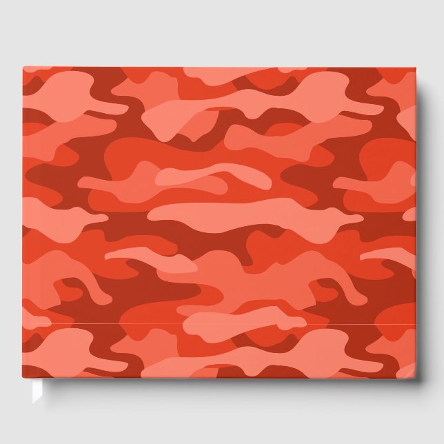 Livre D'or Camo monochrome Soda orange (Recto)