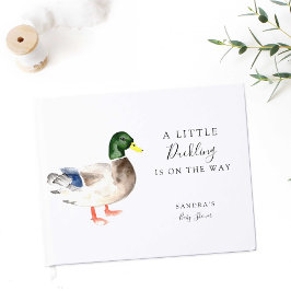 Livre D'or Canard Mallard Baby shower minimal moderne élégant
