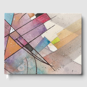 Livre D'or CANTATA à PASTEL MAJOR Aquarelle Abstraite
