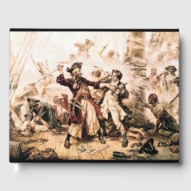 Livre D'or Capture, Barbe noire pirate, Revenge de la reine A (Recto)