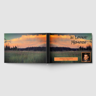 Livre D'or Célébration de la vie Coucher de soleil Tranquille