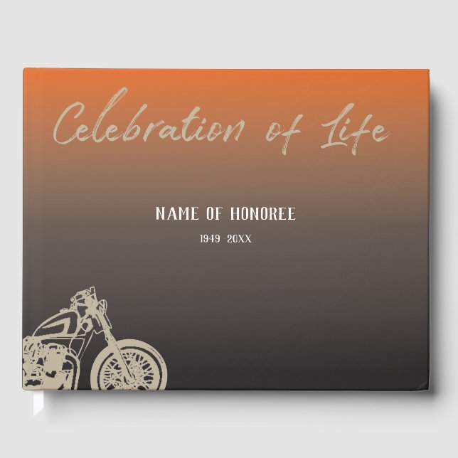Livre D'or Célébration de la vie en moto (Recto)