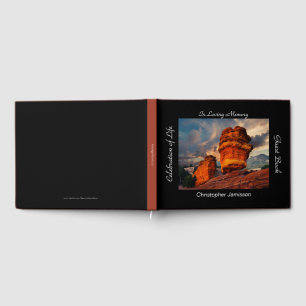 Livre D'or Célébration de la vie, nom, Roche équilibrée