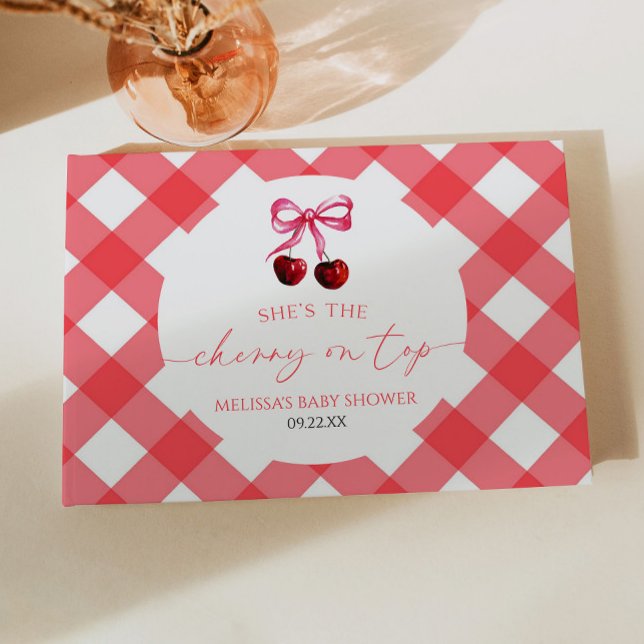 Livre D'or C'est la cerise sur le Baby shower de cerisier de  (Créateur téléchargé)
