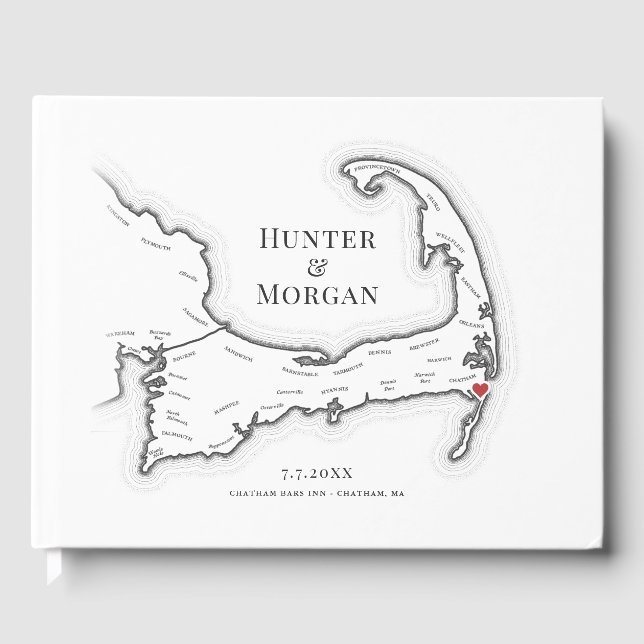 Livre D'or Chatham Bars Inn Cape Cod Mariage (Recto)