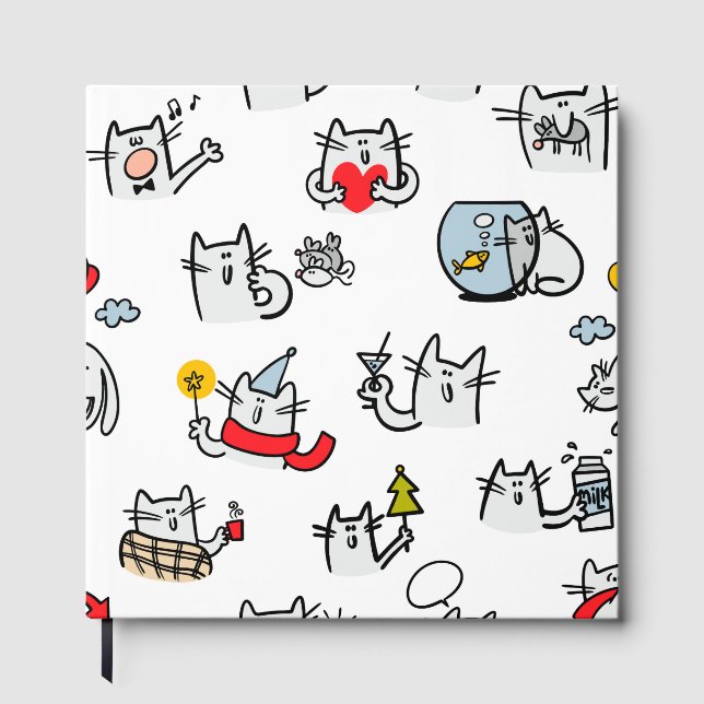 Livre D'or Chats amusants, lait et magie. (Recto)