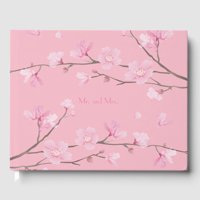 Livre D'or Cherry Blossom - Arrière - plan transparent (Recto)