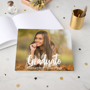 Livre D'or Chic Graduate Photo Modern Custom 2023 Graduation