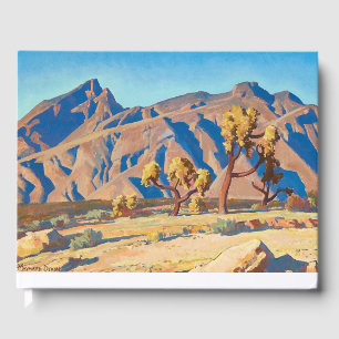 Livre D'or Chollas contre les montagnes par Maynard Dixon