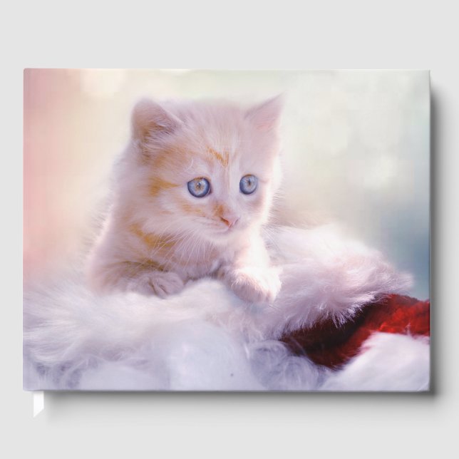 Livre D'or Christmas Kitten (Recto)