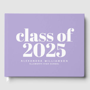Livre D'or Classe de Lavande moderne 2024 Personnalisée