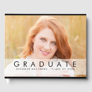 Livre D'or Collage photo de superposition moderne Graduation